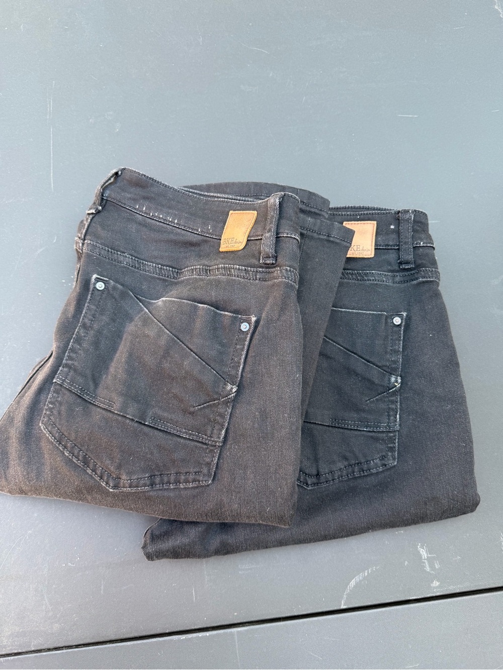 2 pairs of Buckle Women's bootcut Jeans - Black 31 xxl ( super long 37” )